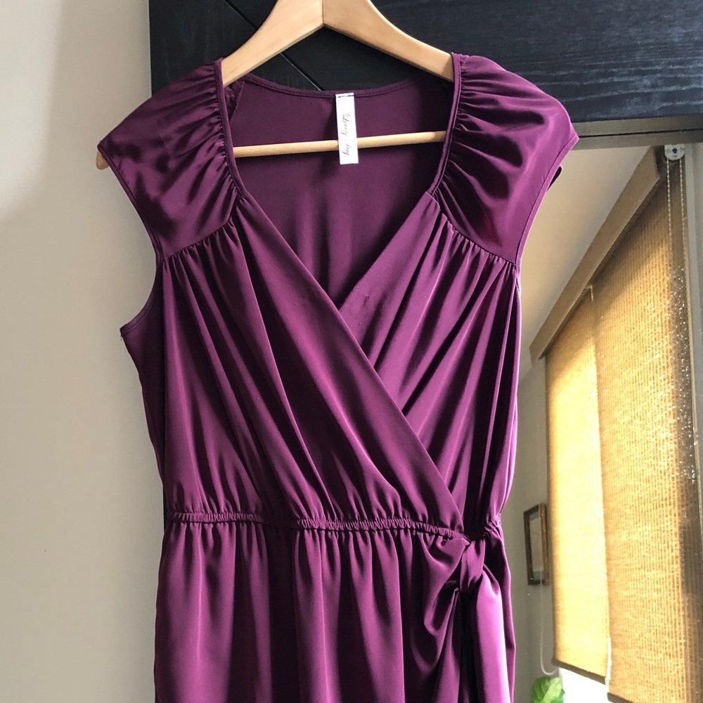 PLUM DRESS - Picture 3 of 4